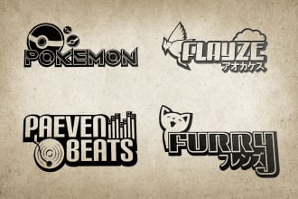 design custom streetwear and y2k logo
