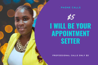be your successful appointment setter
