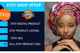 setup etsy shop etsy product listing, setup amazon account design kdp book cover