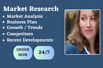 do market research, competitors analysis, swot analysis, and financial analysis