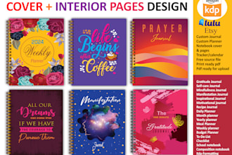 design custom journal or planner