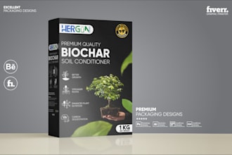 create a competitive product packaging and label design