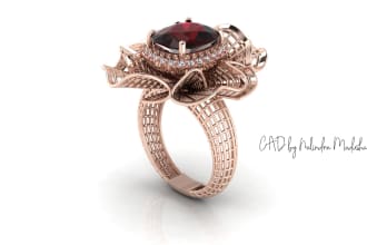 model 3d cad jewelry design and rendering designer