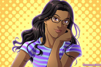 draw pro anime art, avatar, portrait, character