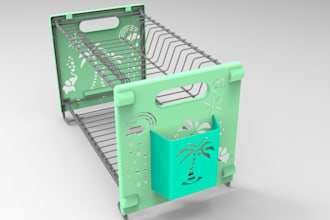 design 2d and 3d models using catia v5 or solidworks