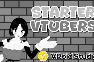 make you 3d anime starter vtubers for streaming and vrchat