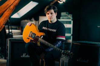 record guitar and or bass for your rock or pop punk song