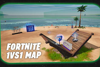 build 1v1 fortnite map and thumbnail
