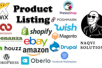do cross listing, product listing, ebay listing, poshmark listing