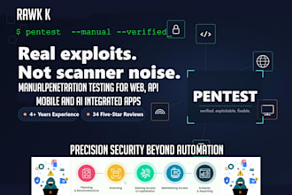 do cybersecurity audit for web, API, mobile and ai apps