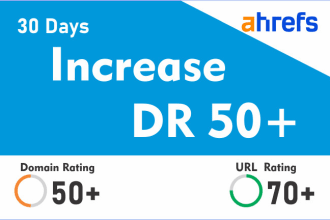 increase domain rating ahrefs DR using high authority dofollow seo backlinks