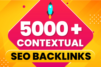 do 5000 contextual SEO backlinks