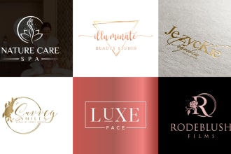 do design fashion lash  spa yoga beauty wellness health logo