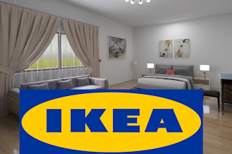 interior design using ikea wayfair room design 3d