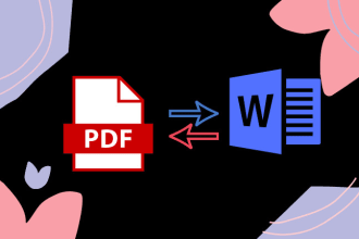convert PDF to word, handwriting to word, convert scan pdf to excel