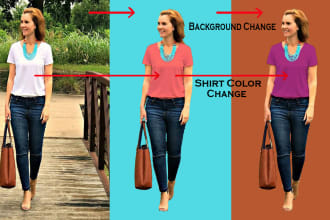remove and change background, edit and retouch amazon pictures