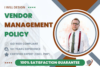 design a vendor management policy for you