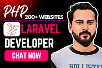 develop secure PHP laravel website, web app and fix php laravel bugs