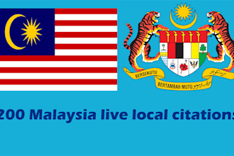 do 200 malaysia local citations and directory submission high quality backlinks
