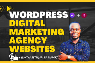 design a responsive wordpress agency website