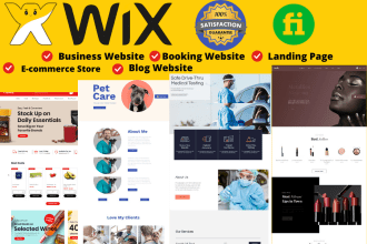 design or redesign wix business website