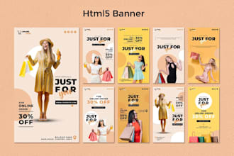 design creative HTML5 banner ads
