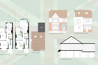 do UK planning permission drawings for council approval