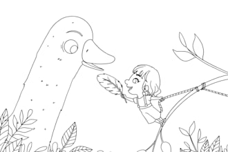 draw children book illustrations