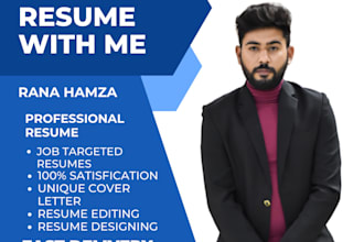 write your professional or technical resume and cover letter