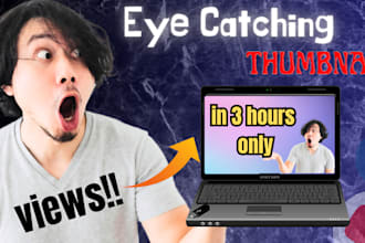 design attractive youtube thumbnails