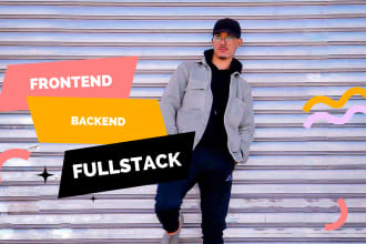 develop fullstack website using mern  react  node