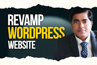 design, redesign, clone, migrate, revamp wordpress website
