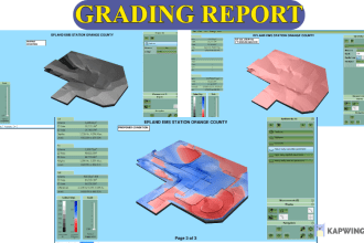 do accurate grading, earthwork takeoff and cost estimate
