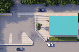 do visualization 3d property map , sports fields , playgrounds