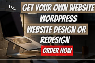 be your website creator and designer of all types