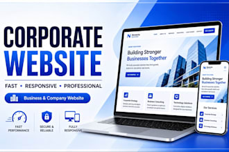 build a professional corporate website for your business