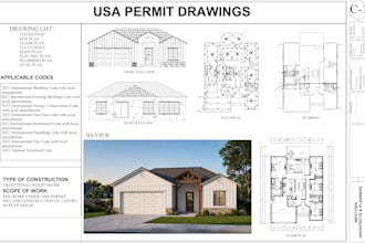 do city permit drawings, architectural, mep and structural drawings