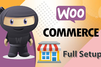 build wordpress ecommerce website with woo commerce plugin