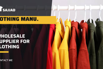 help you find a clothing manufacturer in usa