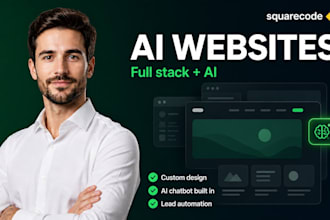 do ai web development, ai software and full stack ai web app