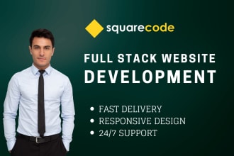 create a professional full stack website for you