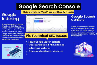 index your website urls in google fix for shopify, wordpress