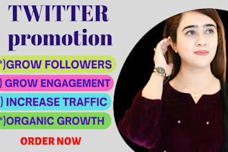 grow and promote your twitter account fast organically
