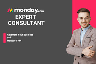 setup monday crm project management board, automation, integration