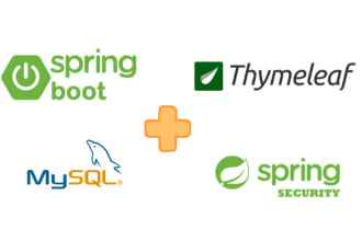 create java applications using spring boot and thymeleaf