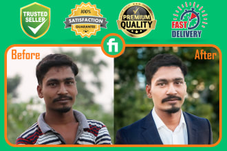 do professional headshot, corporate headshot, business headshot edit and retouch