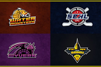 do a gaming mascot sports logo design with in 12 hours