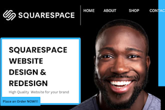 build squarespace website, squarespace website redesign