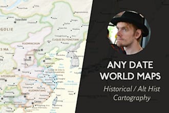 draw the world at any given date, historical or althist