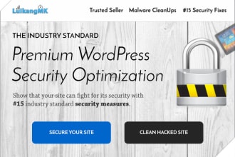 perform wordpress security optimization in your website